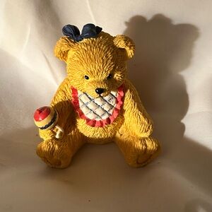 1995 BC BRONSON TEDDY BEAR COLLECTION PORCELAIN BISQUE BABY BEAR FIGURINE